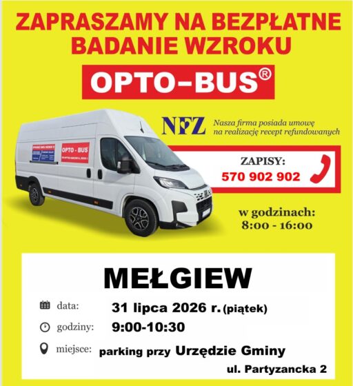 31.07.2026 BEZPŁATNE BADANIE WZROKU